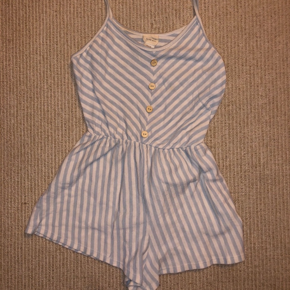 striped romper!!